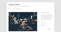 Desktop Screenshot of corporatetangent.com