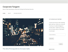 Tablet Screenshot of corporatetangent.com